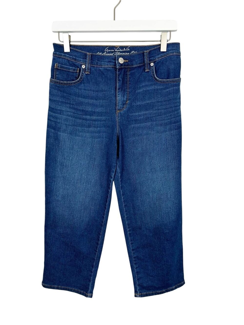 Gloria Vanderbilt Dark Blue Denim Capris Women's Size 4